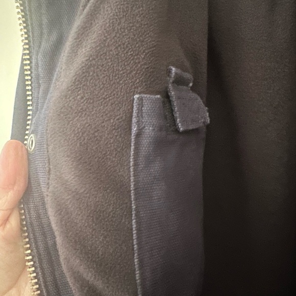 Duluth long fleece lined chore coat (navy) - Picture 4 of 5